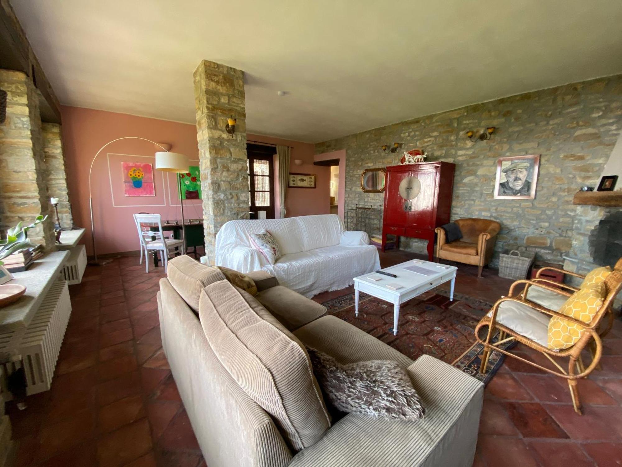 Vakantiehuis met adembenemend uitzicht Monastero Bormida Buitenkant foto